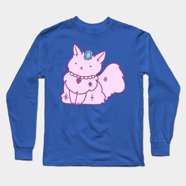 Sparkly Kitty Long Sleeve T-Shirt by saradaboru